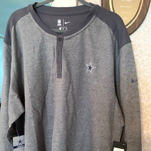 Nike cardigan 3 button shirt